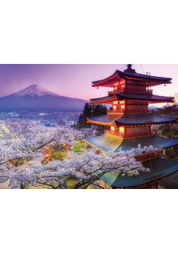 Puzzle 2000 Widok na Fudżi Japonia