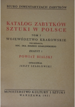 Katalog zabytków sztuki w Polsce. Tom I, zeszyt 1