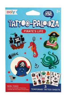 Tatuaże zmywalne mini Tattoo Palooza - Piraci