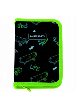 Piórnik poj 2 klap bez wyp Head Skate Life ASTRA