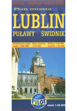Plan miasta 1:20 000 Lublin Puławy Świdnik