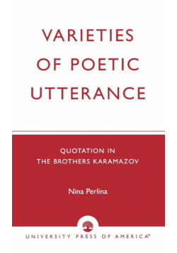 Varieties of Poetic Utterance