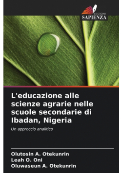 L'educazione alle scienze agrarie nelle scuole secondarie di Ibadan, Nigeria