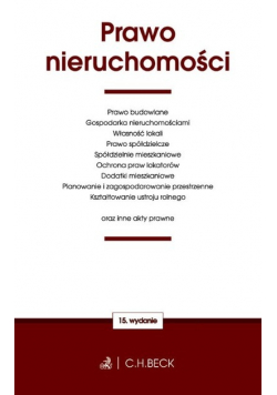 Prawo nieruchomości oraz ustawy towarzyszące