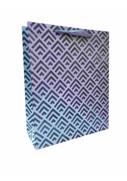 Torebki prezentowe wzory geometryczne  JP1008B 12 sztuk