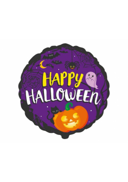 Balon foliowy Happy Halloween 48cm