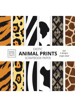 Exotic Animal Prints Scrapbook Paper