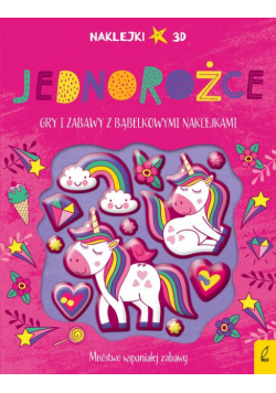 Wypukłe naklejki Jednorożce