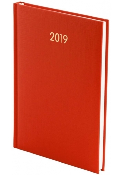 Kalendarz 2019 B5 Tygodniowy Albit Czerwony