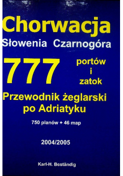 Chorwacja Słowenia Czarnogóra 777 portów i zatok