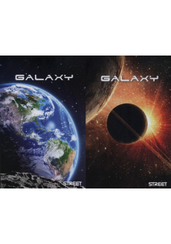 Zeszyt A4 Galaxy w kratkę 60 kartek 6 sztuk mix