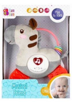 Zebra miękka muzyczna BAM BAM