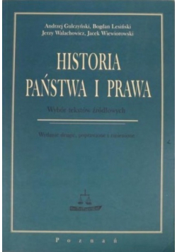 Historia Państwa i Prawa