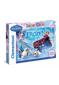 Puzzle Zamrożony z brokatem Kraina Lodu z brokatem 104