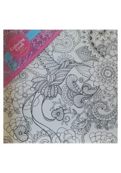 Coloring Craft Obraz Koliber 30x30+ farby 5 kolorów pędzel paleta