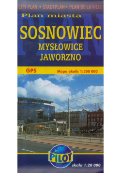 Sosnowiec, Mysłowice, Jaworzno plan miasta