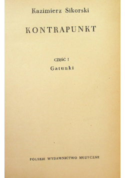 Kontrapunkt cz.I