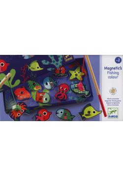 Magnetyczne wędkowanie kolorowe rybki