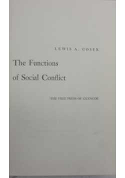 The function of social conflict