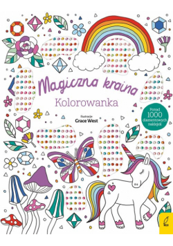 Wypukłe naklejki Magiczna kraina Kolorowanka