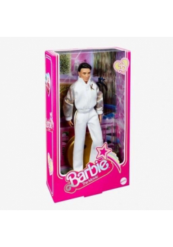 Barbie Lalka filmowa Ken biało-złoty dres disco