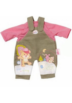 Ubranko dla lalki My little Baby born Easy Fit brązowe