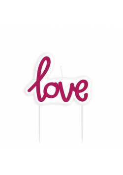 Świeczka mini "Love"