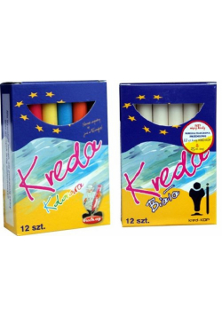 Kreda okrągła kolor 12 sztuk