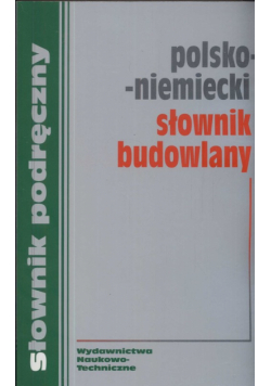 Polsko niemiecki słownik budowlany