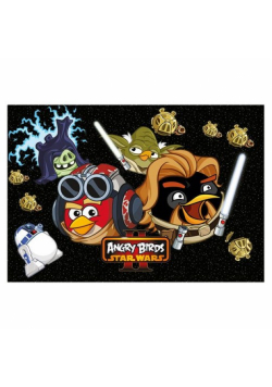 Podkład szkolny na biurko obustronny Angry Birds Star Wars II