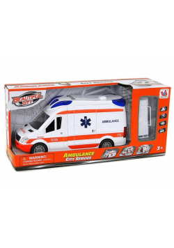 Ambulans z noszami otwierane drzwi