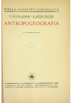 Antropogeografia 1939 r.
