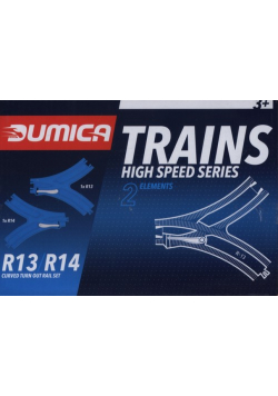Dumica Curved turn out rail set R13-14