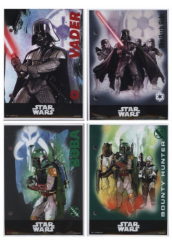 Wkład do segregatora A6 Star Wars 10 sztuk mix