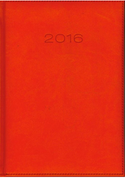 Kalendarz 2016 A5 21DR Vivella pomarańczowy