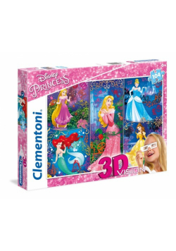 Puzzle 3D Vision 104 Disney Princess