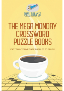 The Mega Monday Crossword Puzzle Books | Easy to Intermediate Puzzles to Enjoy