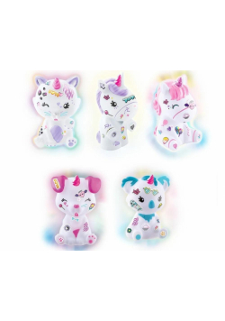 Świecące dekorożce DIY Unicorn rainbow mix