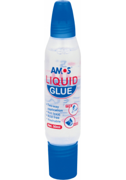 Klej w płynie Amos 50ml. dwustronny 12 sztuk.