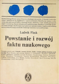 Powstanie i rozwój faktu naukowego