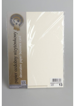Papier ozdobny wizytówkowy