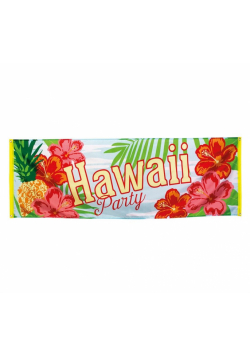 Banner Hawaii Party 74x220cm