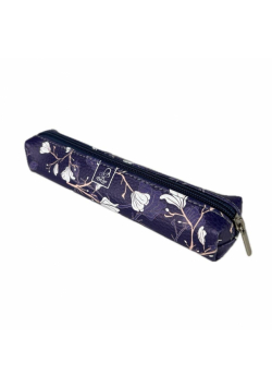 Piórnik mini prostokąt Magnolie dark blue