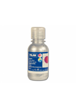 Farba Milan tempera 125 ml srebrna