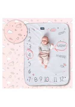 Foto-kocyk dusty pink