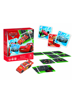 SAMOCHODY Zestaw Gier DISNEY PIXAR CARS Game Box