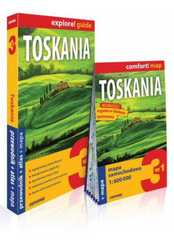 Toskania explore! Guide 3w1: przewodnik + atlas + mapa