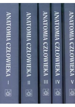 Anatomia człowieka Tom 1-5