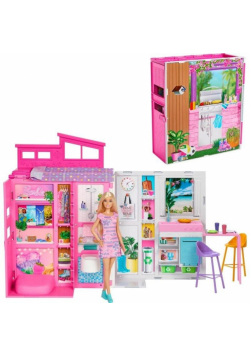 Barbie Fashionistas, Przytulny domek + Lalka HRJ77