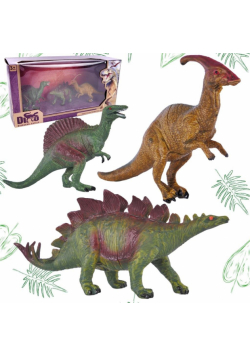 Zestaw dinozaurów 3 figurki